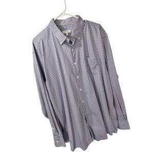 Peter Millar Men's Check Long Sleeve Button-Down Dress Shirt Multicolor Size 2XL